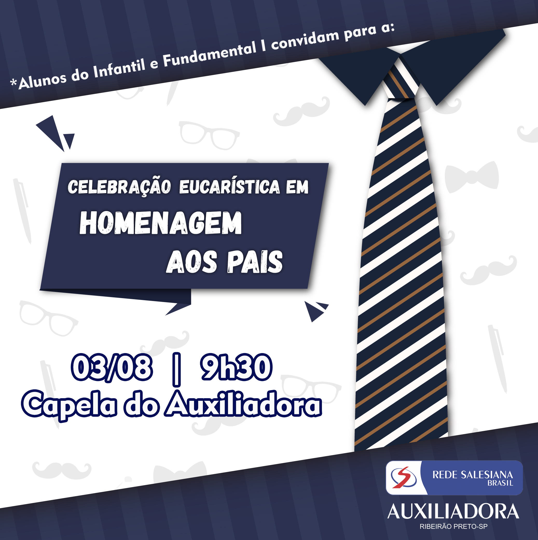Celebração Eucarística em homenagem aos pais - 03/08