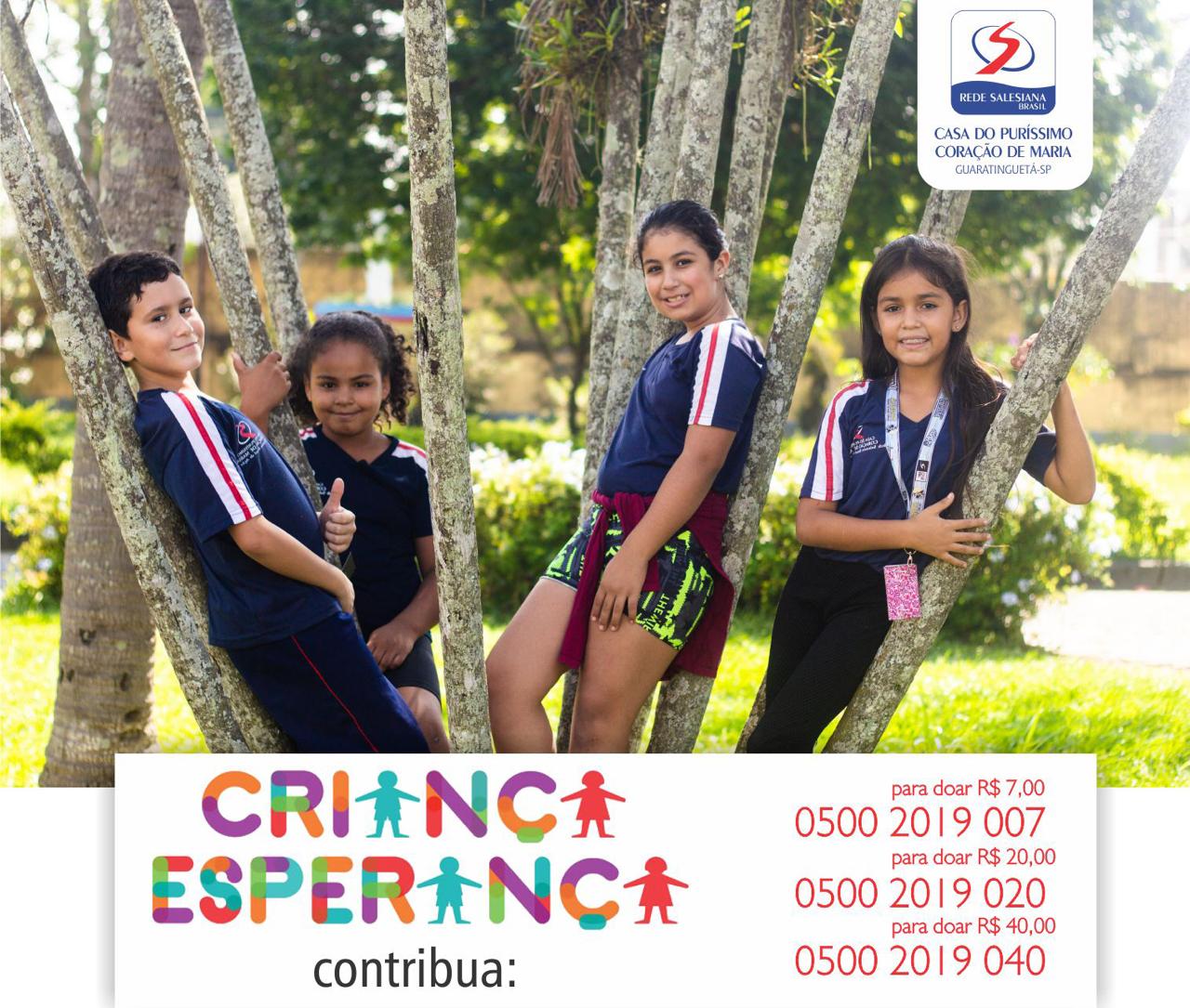Projeto Salesiano será um dos contemplados com recursos do Criança Esperança 2019