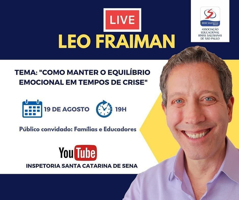 Live com Léo Fraiman - Como manter o equilíbrio emocional em tempos de crise
