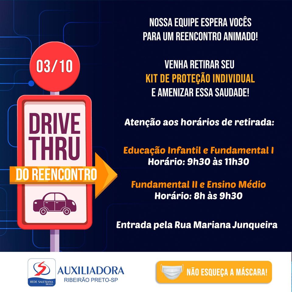 Vem aí: Drive Thru do Reencontro